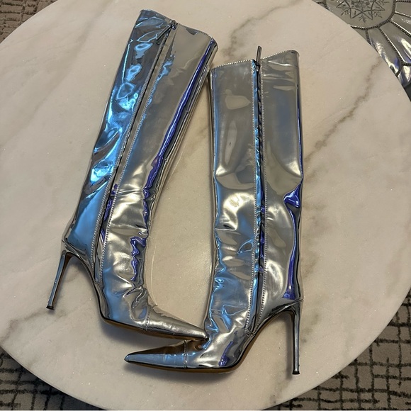 Alexandre Vauthier metallic boots - Picture 5 of 5